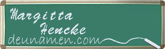 Margitta Hencke Visitenkarte